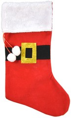 Skarpeta Świąteczna na Prezenty z Pasem Mikołajki