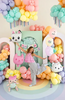 Balony Lateksowe Koci Domek Gabi mix, 30 cm, 6szt.