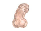 Talerzyki  penis forever, różowe złoto,26.5x15.5cm