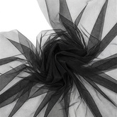 Tiul drobny, siateczka, czarny, 1,5 x 10m