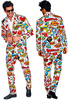 GARNITUR Męski POP ART Marynarka + Spodnie, XXL