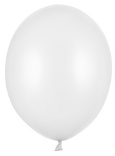 Balony St. 12cm (5") Metallic Biały, 100szt.