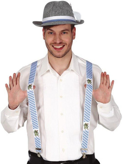 SZELKI Bawarskie Niebieskie w Romby OKTOBERFEST