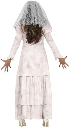 Strój Kostium Panna Młoda Duch Zjawa Halloween M