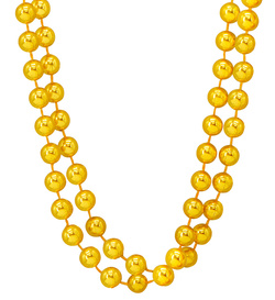 Zestaw Naszyjniki ZŁOTE Disco Lata 80, 2szt.