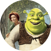 Opłatek tortowy 14 cm, Shrek 1 szt.