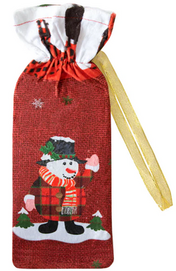 Torebki na prezenty z materiału 12x33cm 1szt.