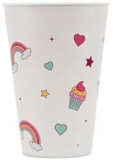 Kubeczek Plastikowy Wielorazowy TĘCZA 400ml