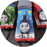 Opłatek tortowy 20 cm, Tomek i Przyjaciele 1 szt.