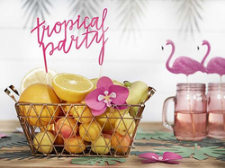Topper na tort Aloha - Tropical party 22,5cm, 1szt