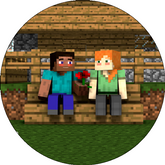 Opłatek tortowy 29 cm, Minecraft 1 szt.