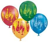 Balony PARTY Szampan Urodziny Mix 28cm 6szt.