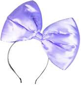 Opaska na Głowę KOKARDA Fioletowa Mucha Myszka