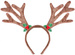 Opaska Świąteczna na Głowę Brązowe Rogi Renifera