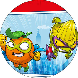 Opłatek tortowy 29 cm, Super Zings 1 szt.