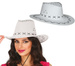 Kapelusz Kowbojski Biały Kowbojka Western Szeryf