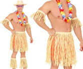 Zestaw Hawajski Spódnica Frędzle na Nogi Ręcę