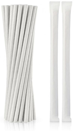 Słomki Papierowe SHAKE Pakowane 8x230mm 200szt.