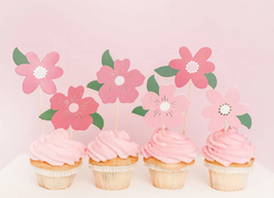 Toppery Pikery Dekoracyjne KWIATKI Kwiaty 8szt.