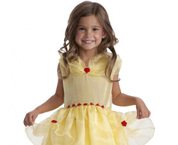 Kostium Strój Żółta Baśniowa Księżniczka 110/120cm