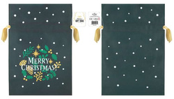 Worek na prezenty świąteczny zielony