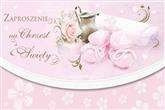 Zaproszenie na chrzest, 1 szt.