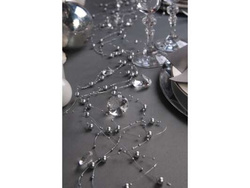 Diamentowe konfetti 20 mm bezbarwne, 10 szt.