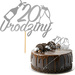 Topper na Tort 20 URODZINY Party SREBRNY