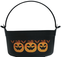 WIADERKO Plastikowe DYNIE na CUKIERKI Halloween