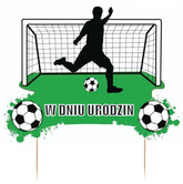 Topper Piłka Nożna DUŻY W Dniu Urodzin 1szt.