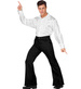 Czarne Spodnie DISCO Groovy Szerokie Nogawki S/M