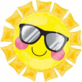 Balon Foliowy SŁONECZKO W OKULARACH Słońce 79cm