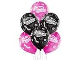 Balony lateksowe 12 cali, Ladies Night, 6 szt.