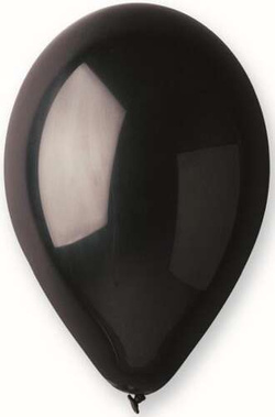 Balony G120 pastel 13" - czarne 14/ 50 szt.