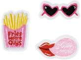 Naprasowanki Kiss me, mix, 4.5-6.5x3-6 cm, 3szt.