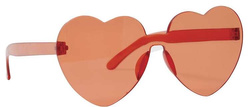 Okulary Serduszka Serca Czerwone Walentynki Bal