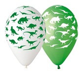 Balony 12" Premium "Dinozaury", 5 szt.