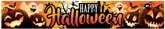 BANER Materiałowy HAPPY HALLOWEEN Dynia 290x50cm