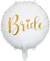 Balon Foliowy BRIDE Panna Młoda Panieński 45cm