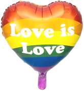 Balon foliowy Love is Love, 35cm, mix 1 szt.