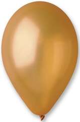 Balony GM90 metal 10" - złote 39/ 100 szt.