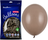 Balony Pastelowe Brązowe Urodziny 12cm 100szt.