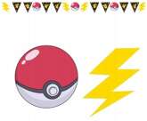 Baner Girlanda Flagi POKEMON Pokeball Pikachu 3,3m