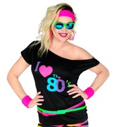 Koszulka KOCHAM LATA 80 Czarna I Love Disco L/XL