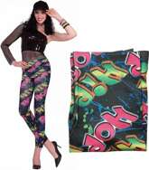 Spodnie LEGGINSY HIP-HOP Disco Lata 80 M/L