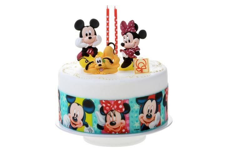 Opaska Cukrowa Na Tort Myszka Mickey Minnie 1szt Akcesoria Dekoracyjne Dekoracje Spozywcze I Plastikowe Dekoracje Tortu Uroczystosci Urodziny Dzieci Uniwersalne Urodziny Z Bohaterami Myszka Mickey I