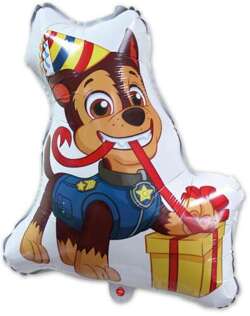 Balon Foliowy Psi Patrol CHASE Urodziny 49x60cm