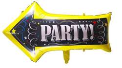 Balon Foliowy STRZAŁKA PARTY Urodziny 80x50cm