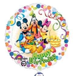 Balon foliowy 18" HB Mickey Mouse, 1 szt