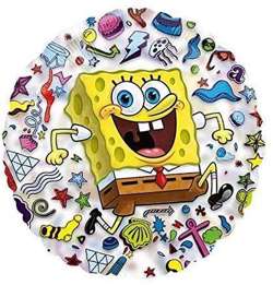 Balon foliowy 66 cm SpongeBob, 1 szt.